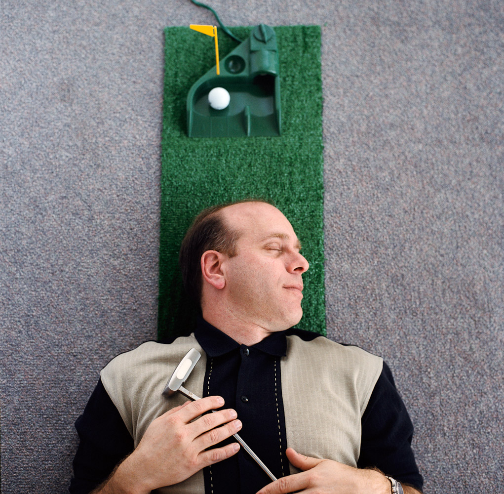 Golf CEO by Winnipeg editorial photographer