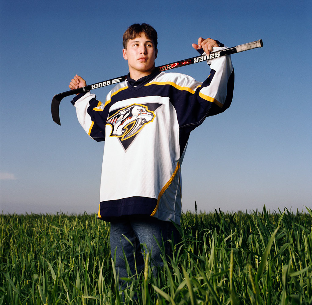 Jordan Tootoo by winnipeg editorial photographer