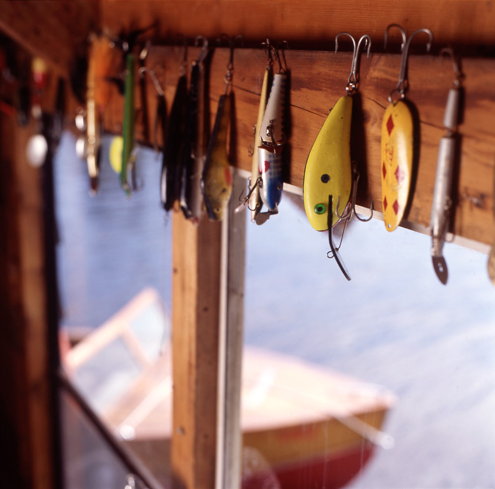 Fishing lures by Winnipeg editorial photographer