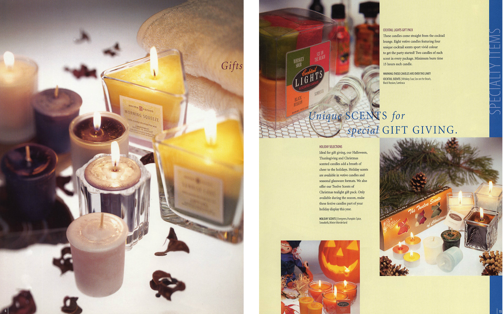 Candles ad by Winnipeg commercial photographer
