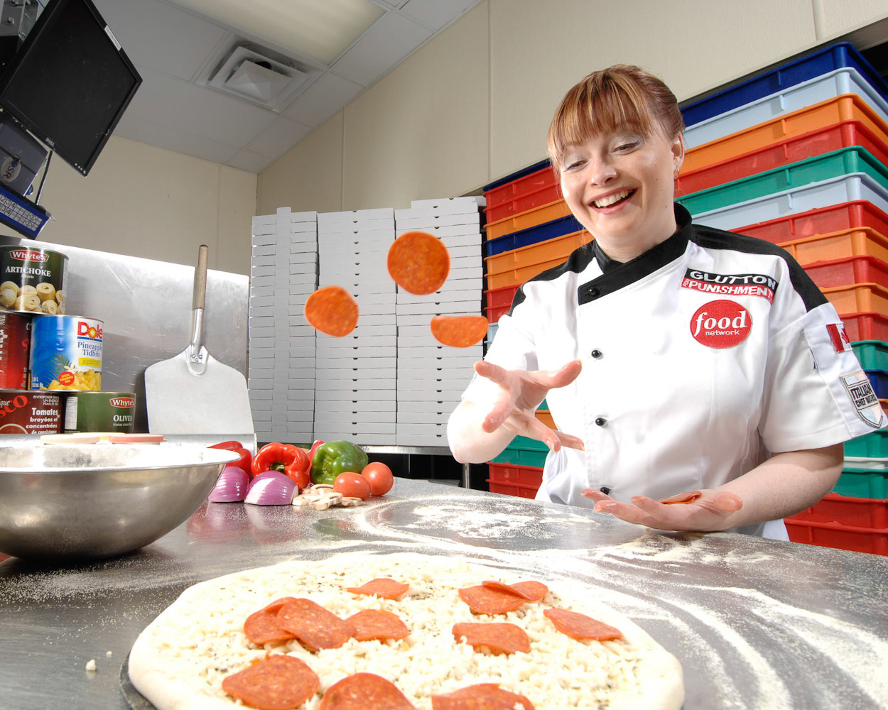 Pizza chef by winnipeg editorial photographer