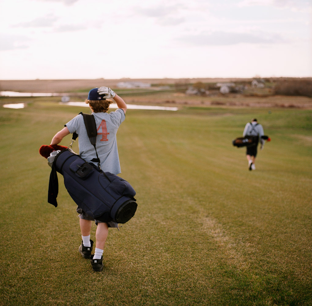 Golfers  by Winnipeg editorial photographer