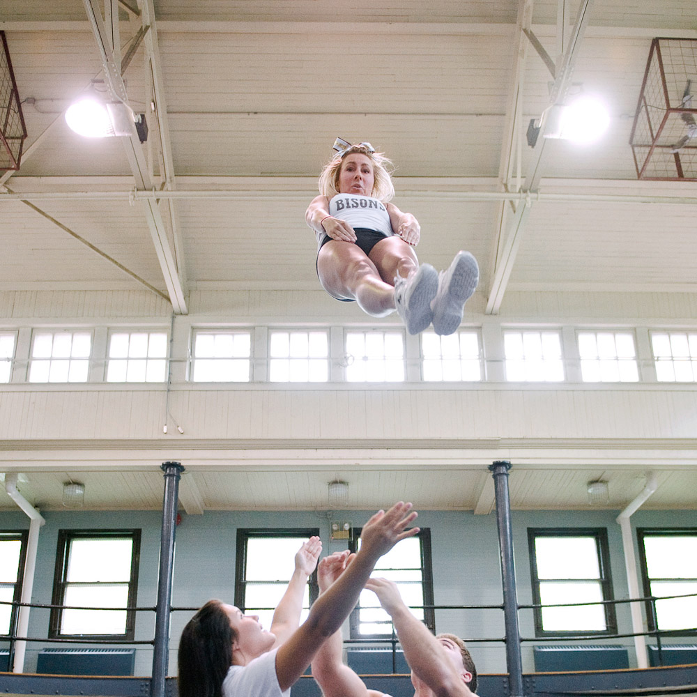 Cheerleaders 3  by Winnipeg editorial photographer