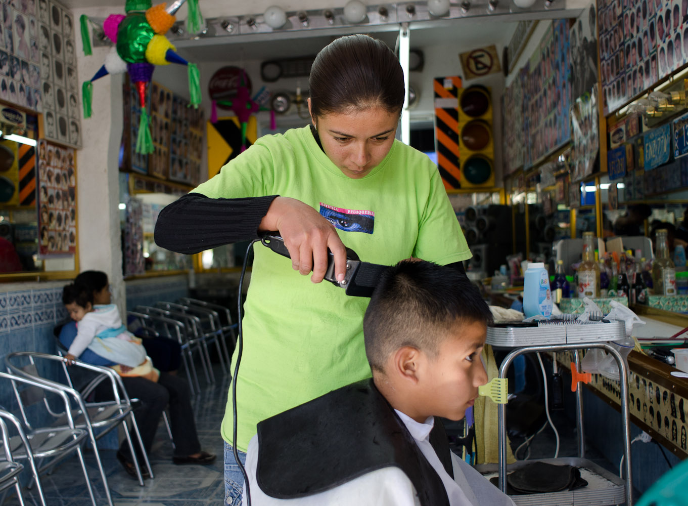 Mexico haircut by Winnipeg travel photographer