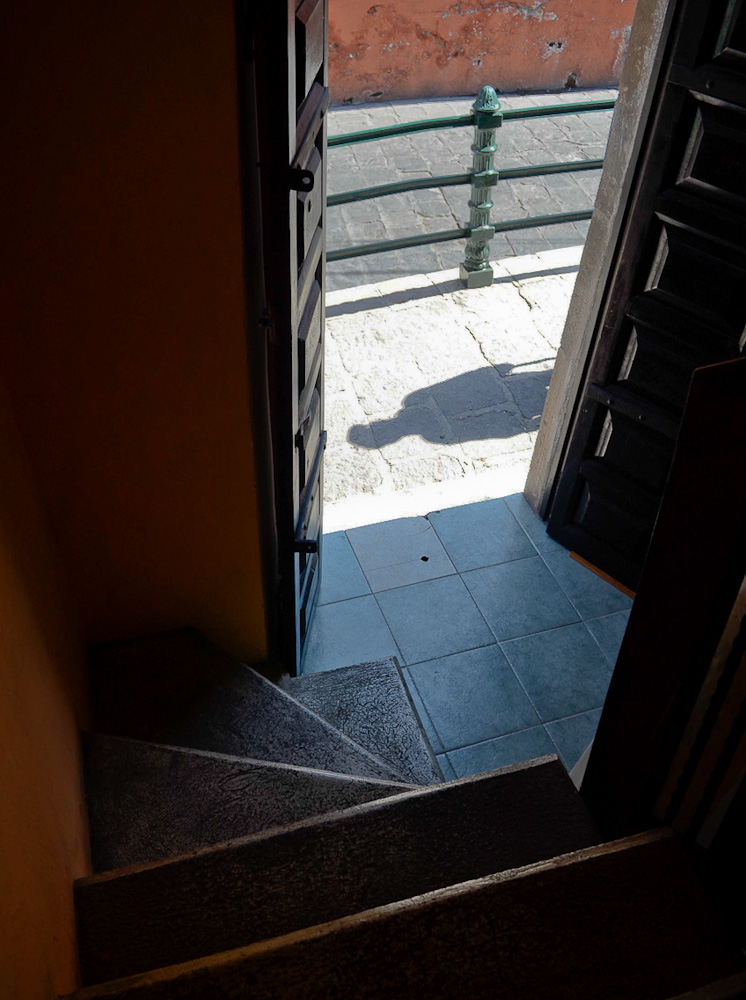 Doorway shadow by Winnipeg travel photographer