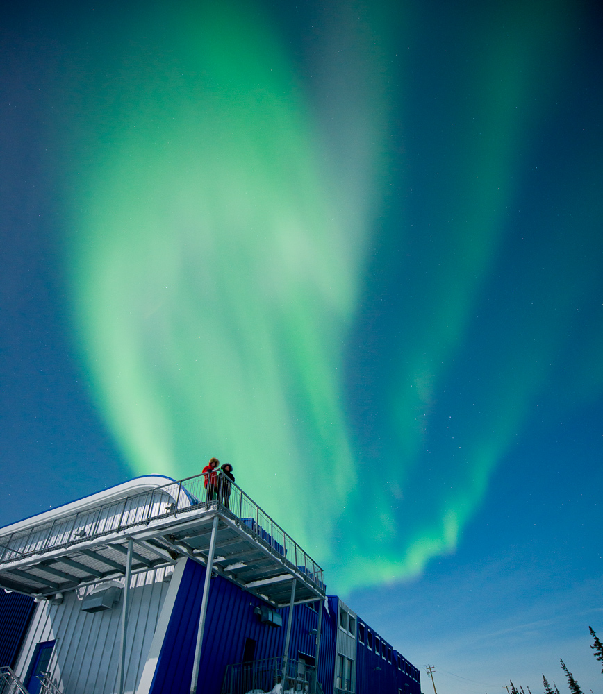 Northern lights by Winnipeg commercial photographer